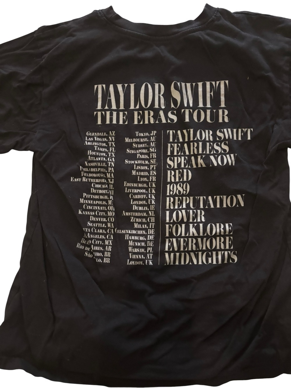 Taylor Swift Eras Tour Official T-shirt. Youth M. - Picture 2 of 3